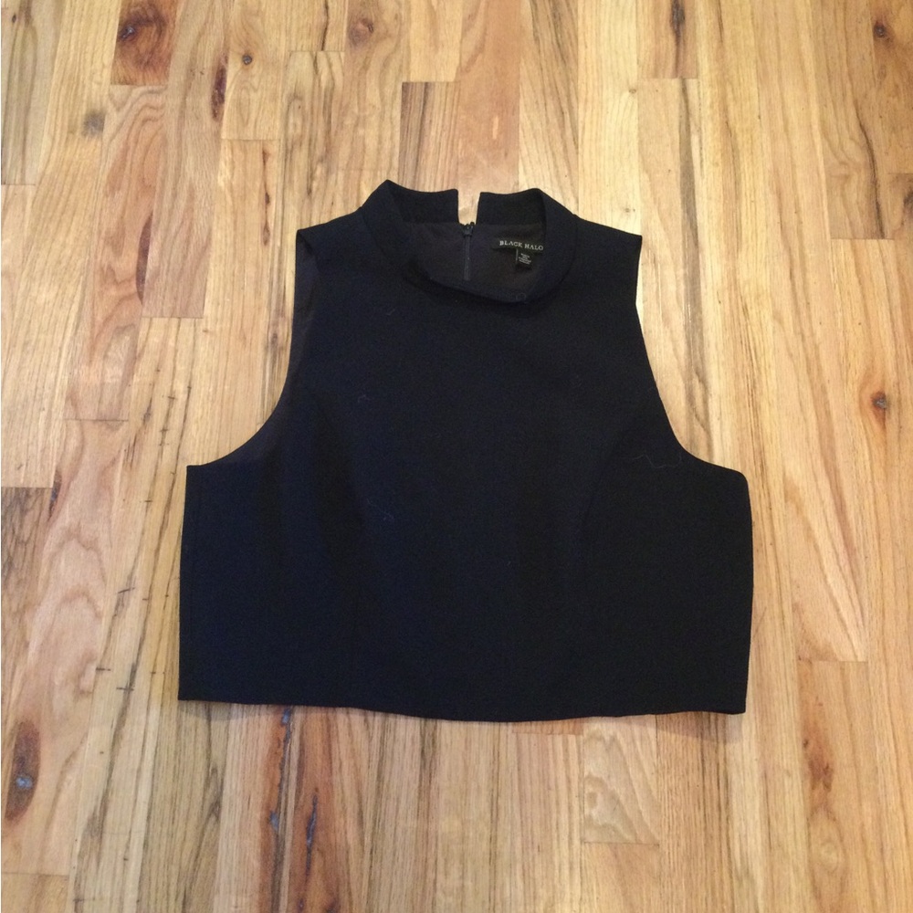 Black Halo Cropped Top